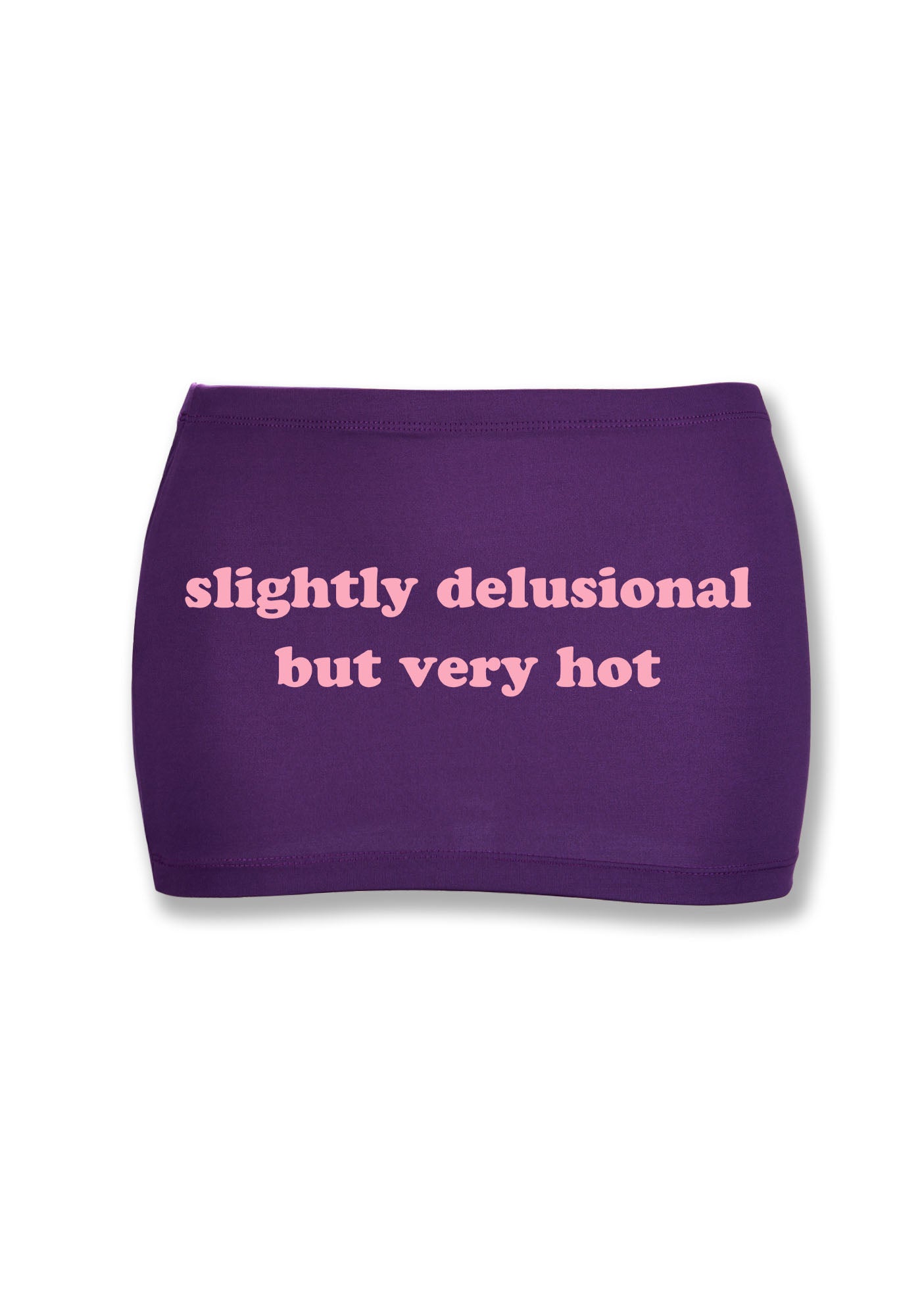 Slightly Delusional But Very Hot Y2K Mini Hip Skirt Cherrykitten