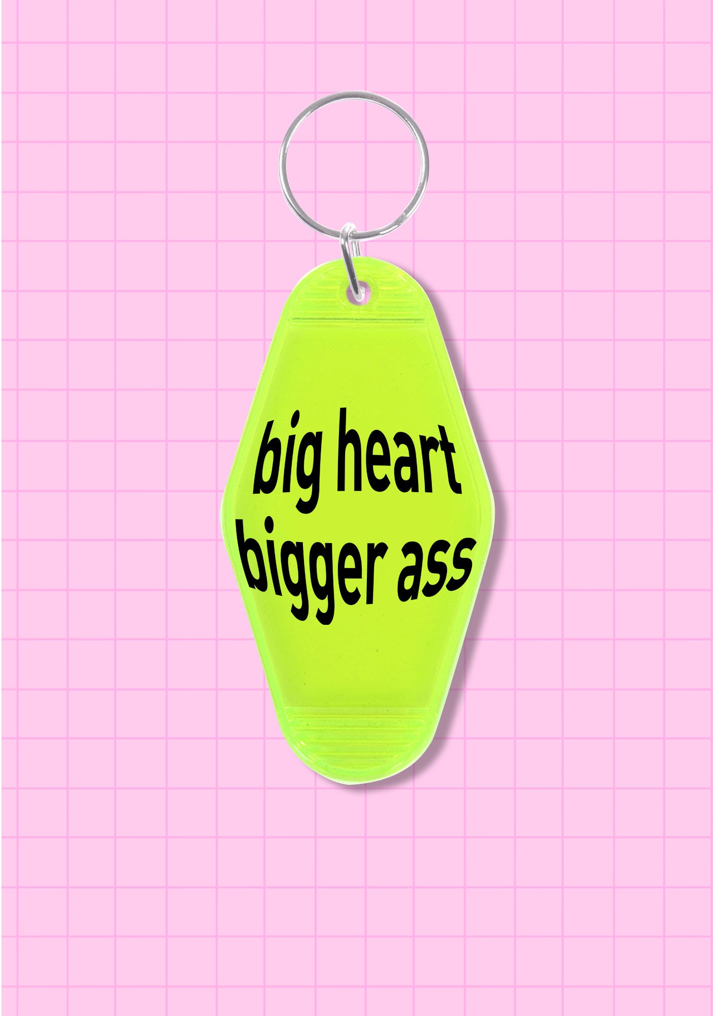 Big Heart 1Pc Y2K Hotel Keychain Cherrykitten