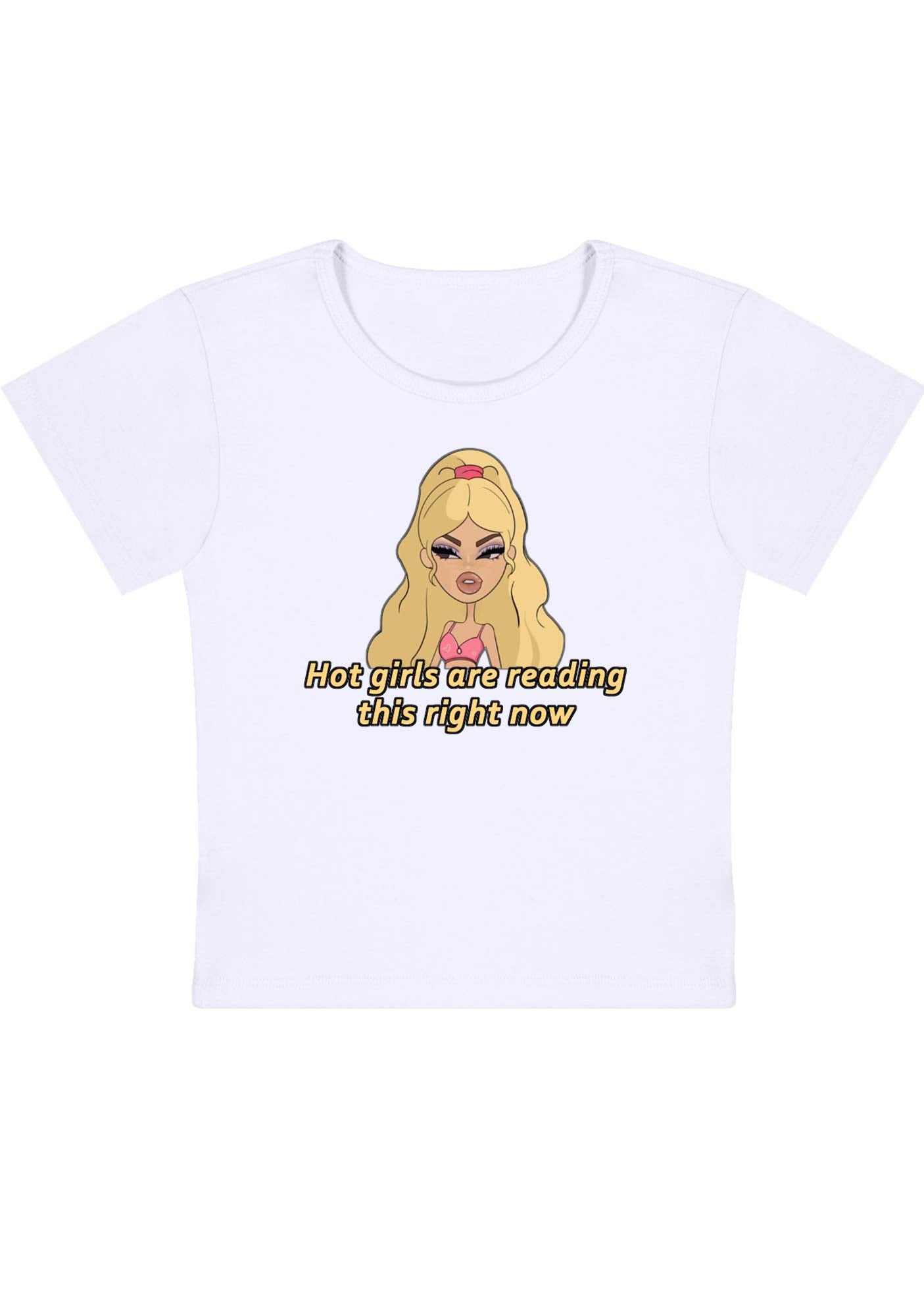 Curvy Hot Girls Are Reading This Right Now Baby Tee