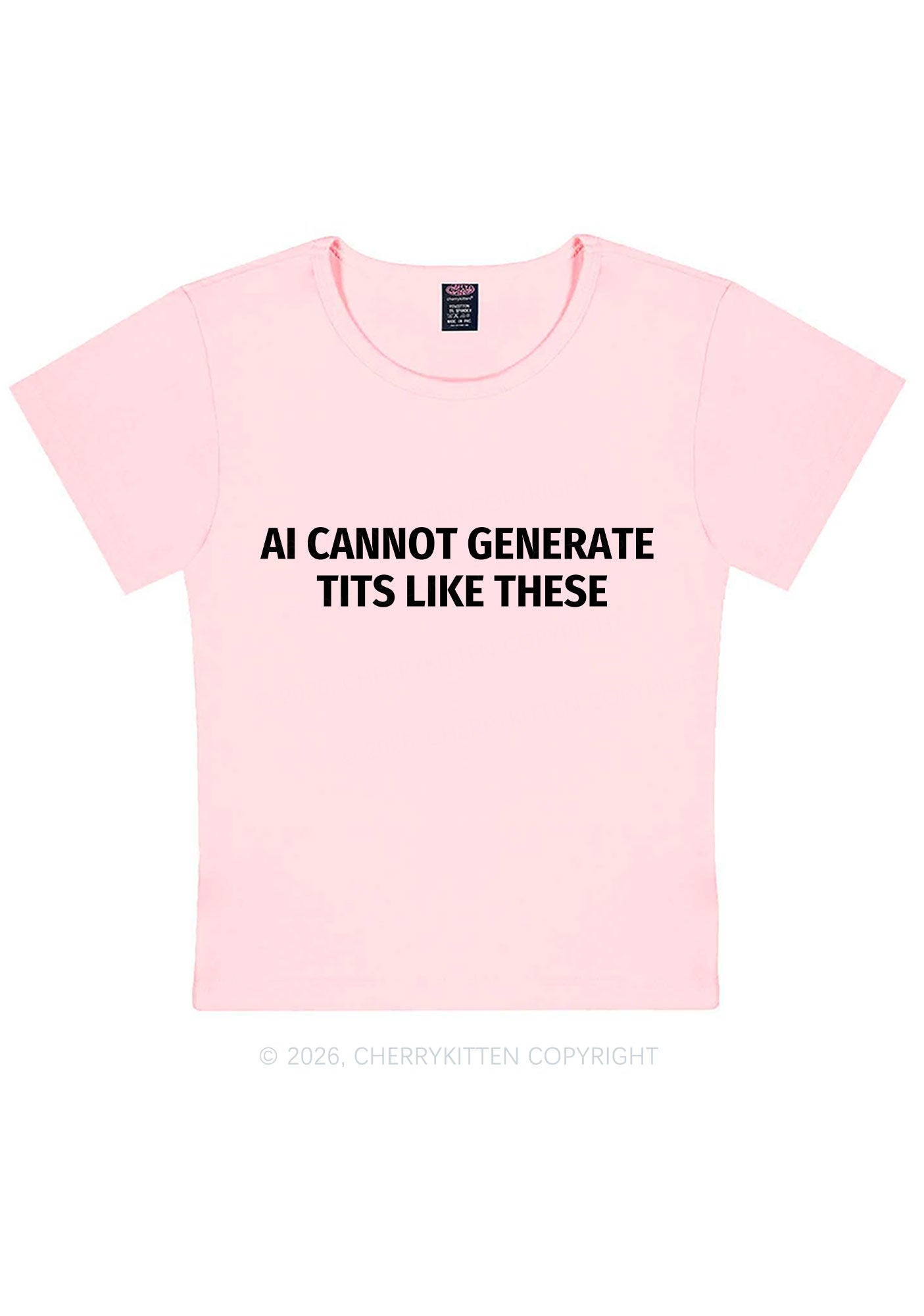 Ai Cannot Generate Txts Y2K Baby Tee Cherrykitten