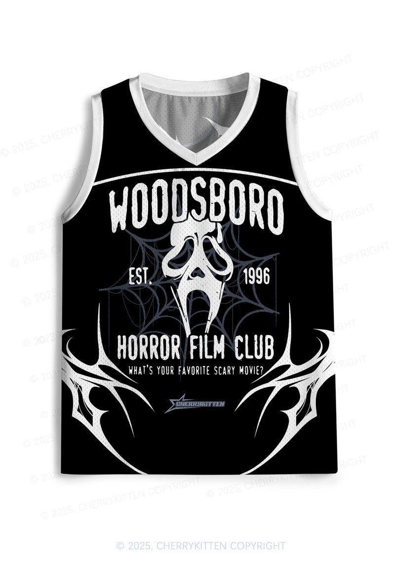 Custom Halloween Horror Film Club Y2K Sport Jersey Tank Cherrykitten