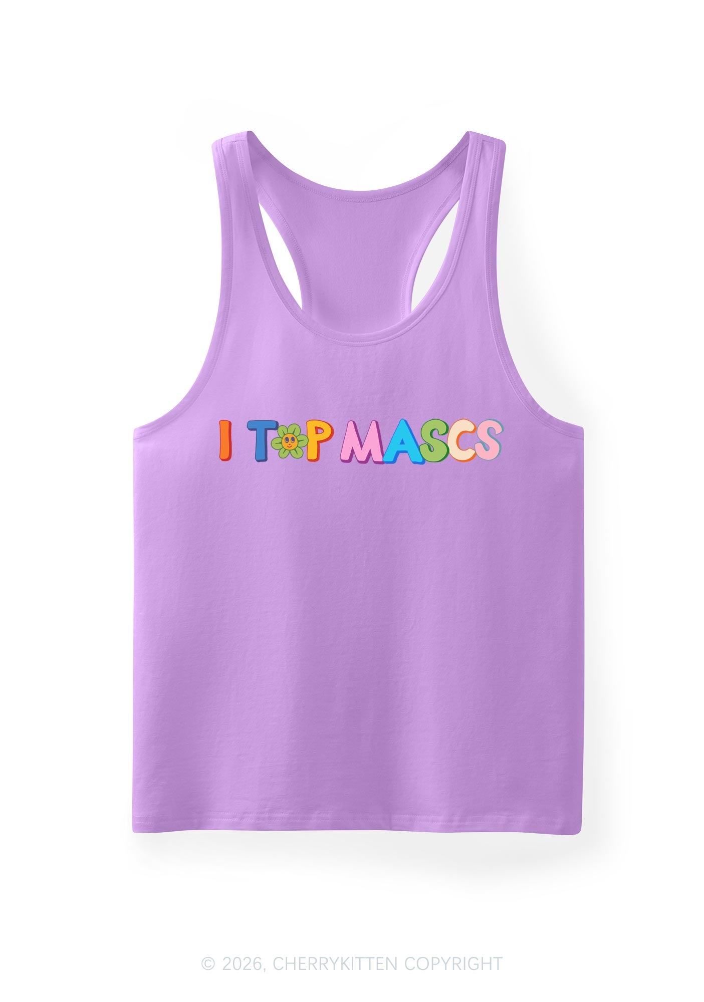 I Top Mascs Pride Y2K Men Racerback Tank Top Cherrykitten