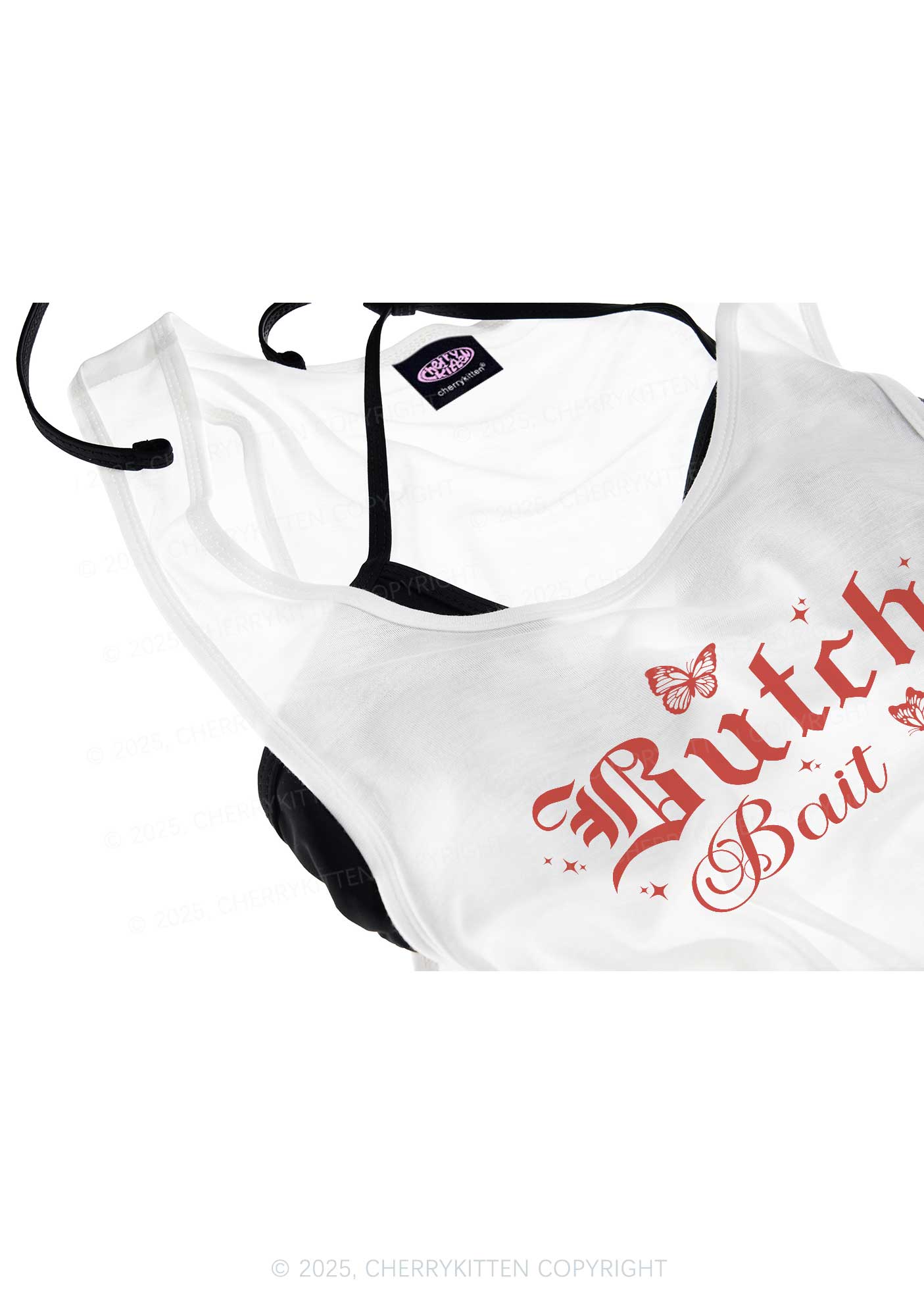 Butch Bait Pride Y2K Sheer Boyfriend Tank Cherrykitten