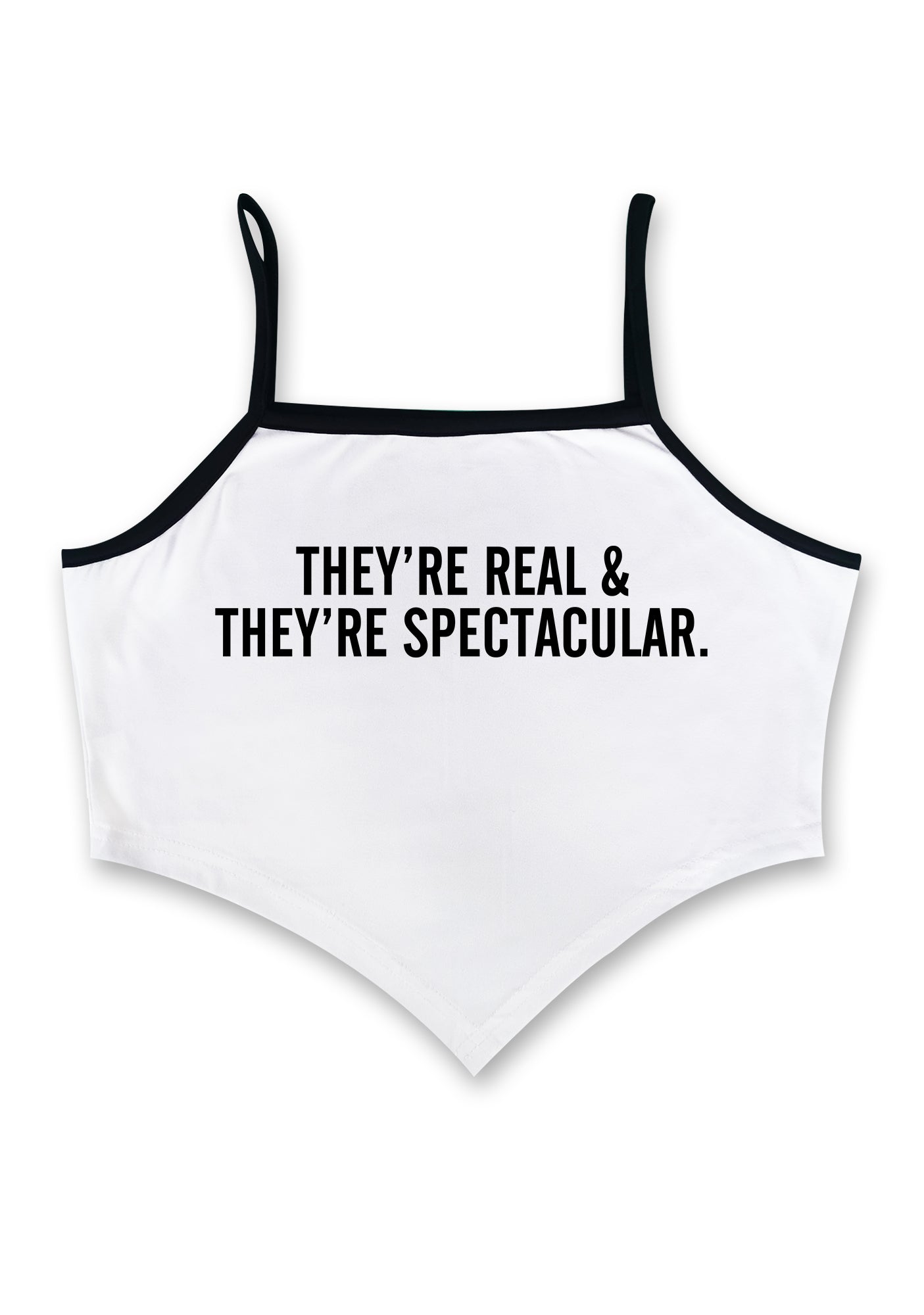 They Are Real&Spectacular Bandana Crop Tank