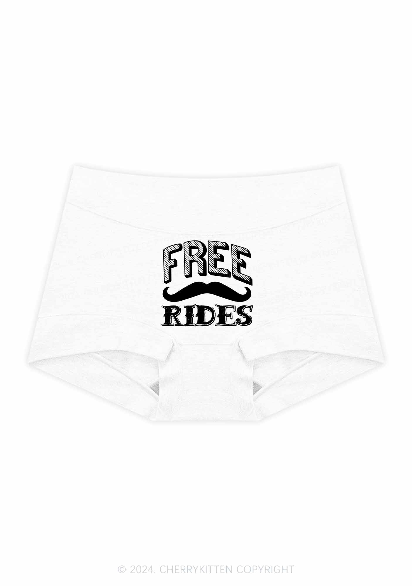 Free Rides Y2K Mid Rise Waist Boyshort Cherrykitten