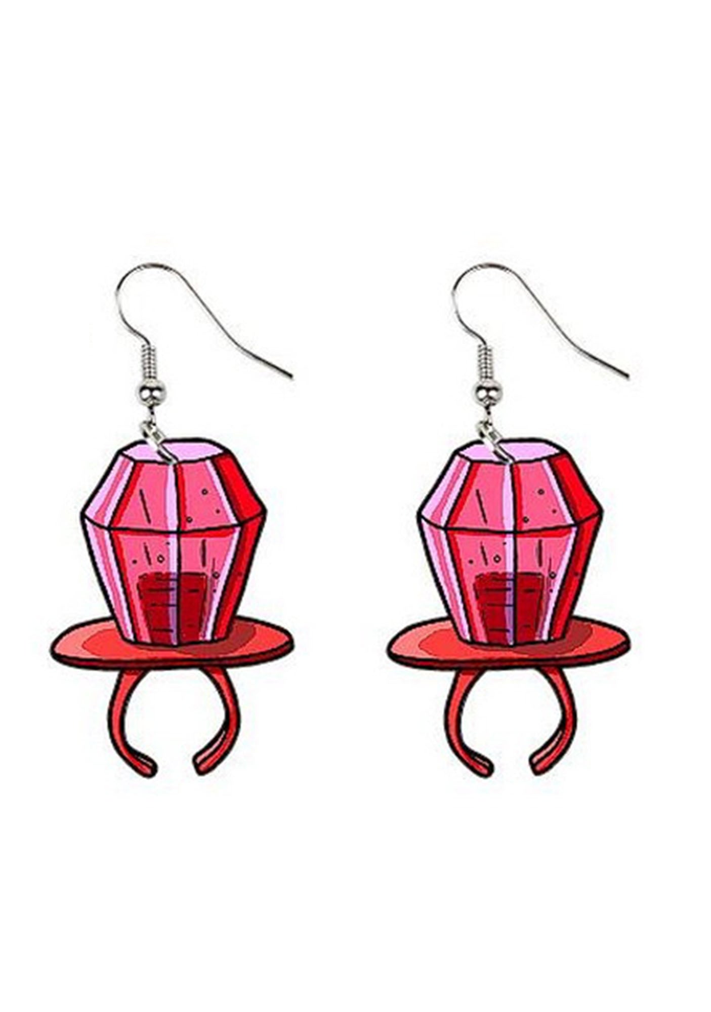 Y2K Candy Ring Earrings Cherrykitten