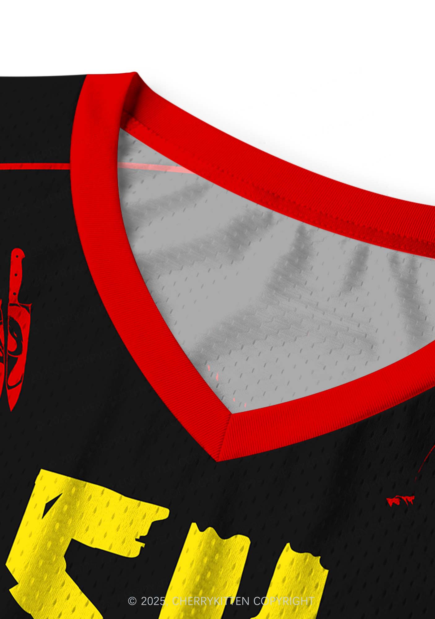 Halloween Custom Horror Ghost Y2K Sport Jersey Tank Cherrykitten