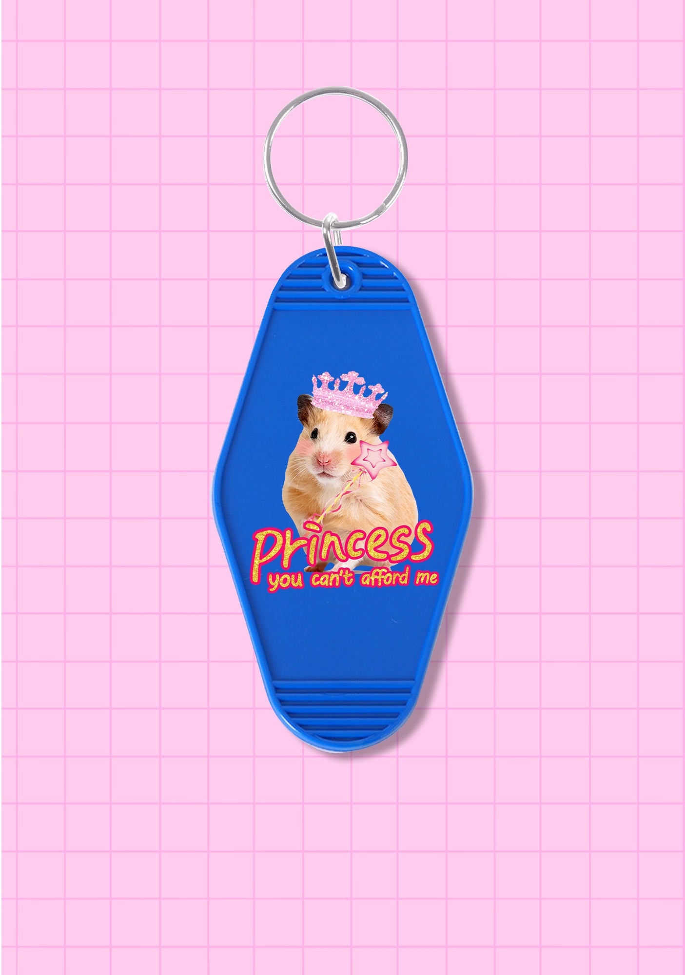 Princess You Can't Afford Me 1Pc Y2K Hotel Keychain Cherrykitten