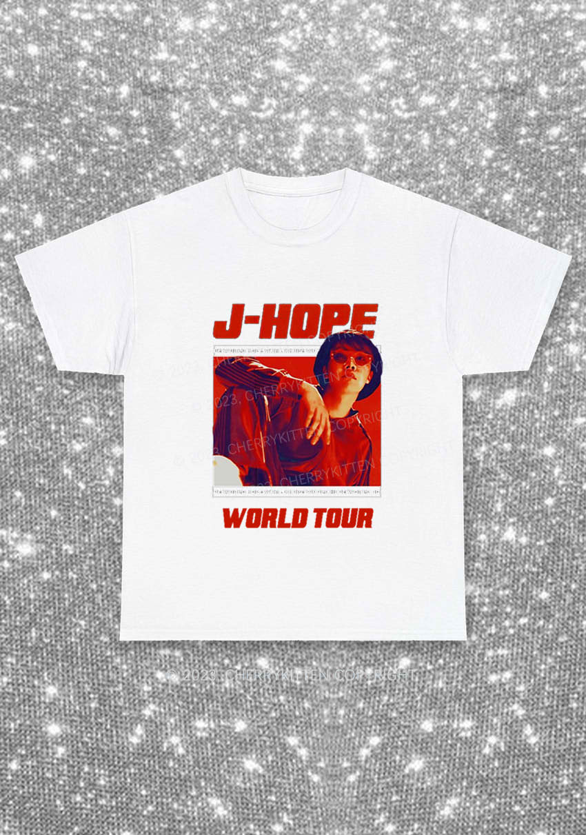JH World Tour Kpop Y2K Chunky Shirt Cherrykitten