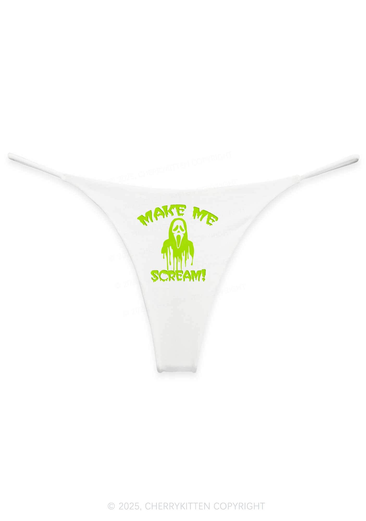 Halloween Make Me Scream Y2K Bikini String Thong Cherrykitten