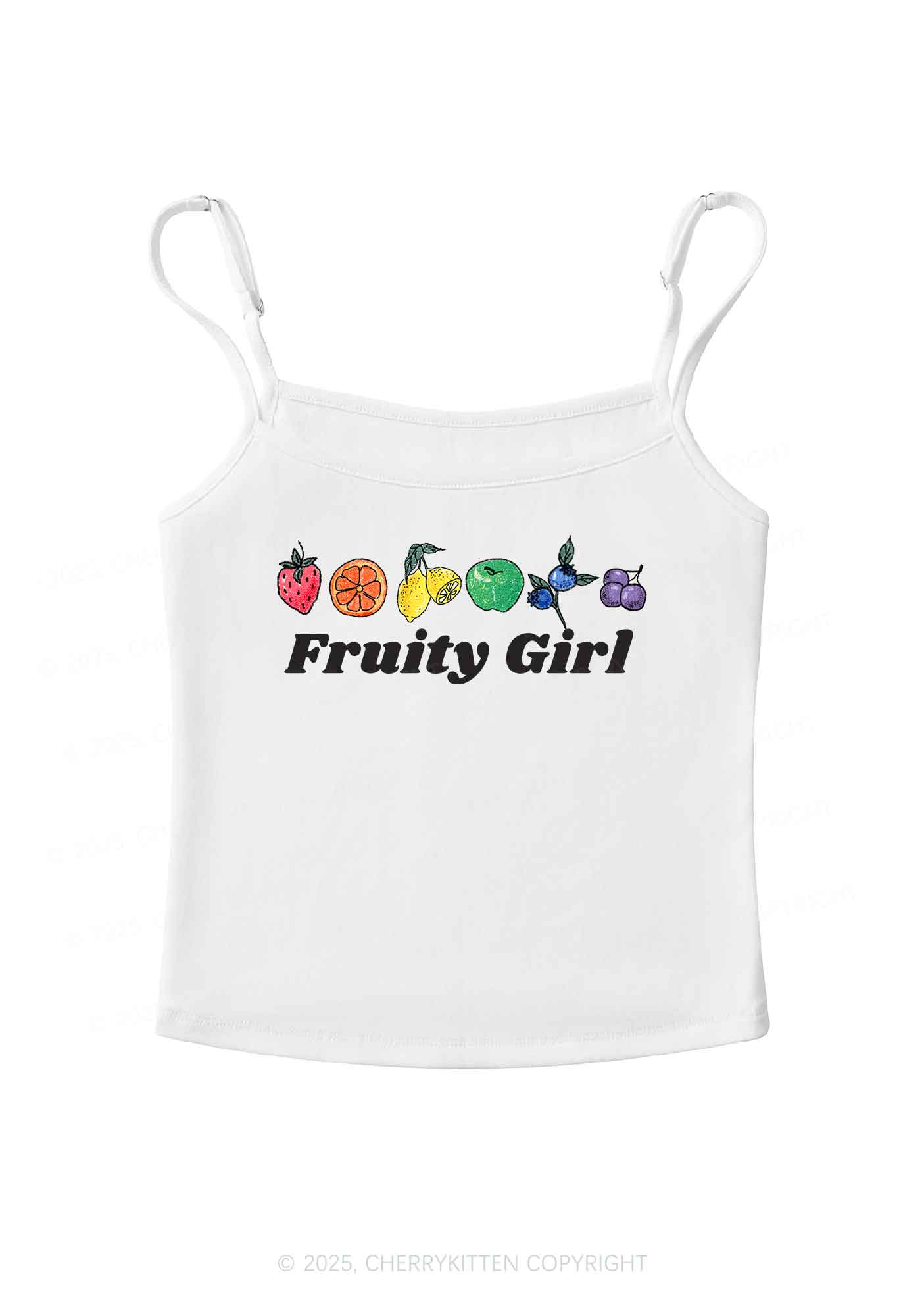 Fruity Girl Y2K Spaghetti Strap Cami Cherrykitten