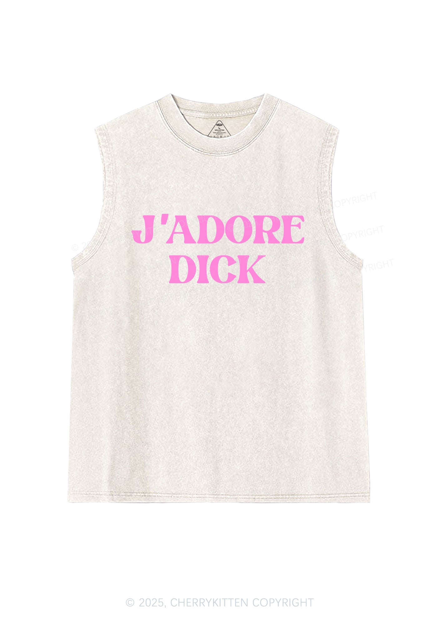 Jadore Dxxk Y2K Washed Muscle Tank Cherrykitten