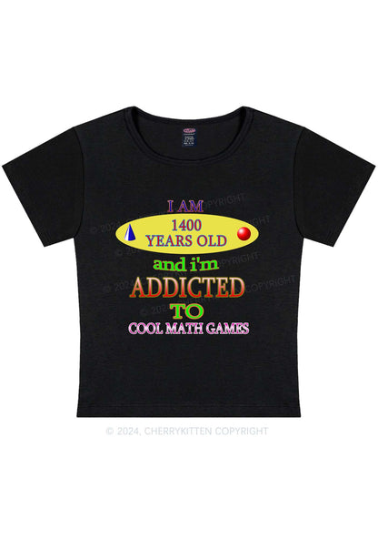 Cool Math Games Y2K Baby Tee Cherrykitten