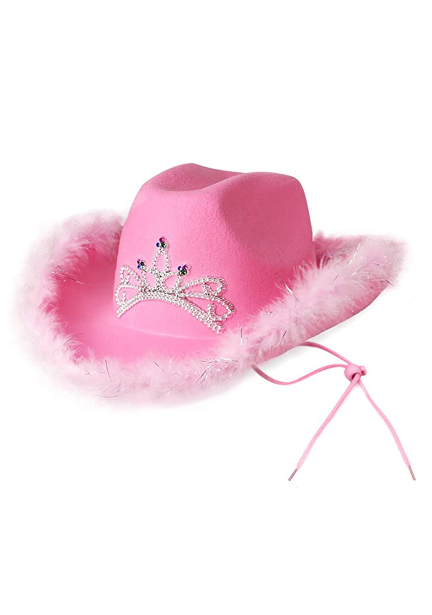 Pink Velvet Cowgirl Hat