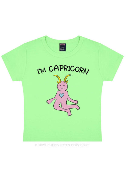 I'm Capricorn Y2K Baby Tee Cherrykitten