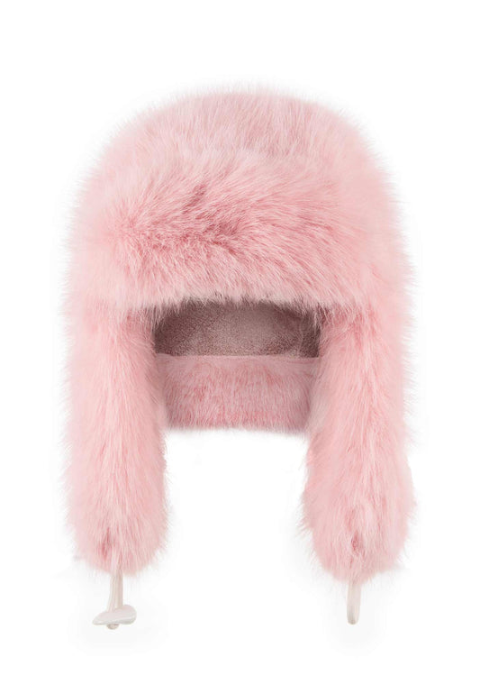 Faux Fur Y2K Trapper Hat Cherrykitten