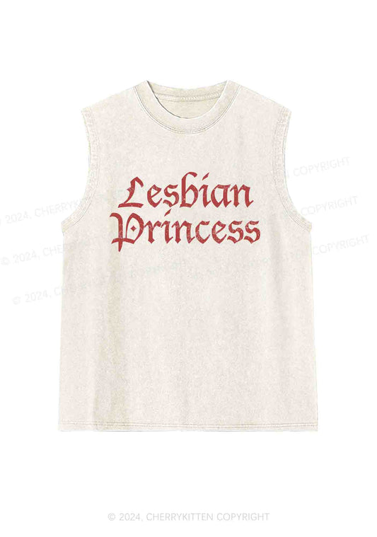 Lesbian Princess Y2K Washed Tank Cherrykitten