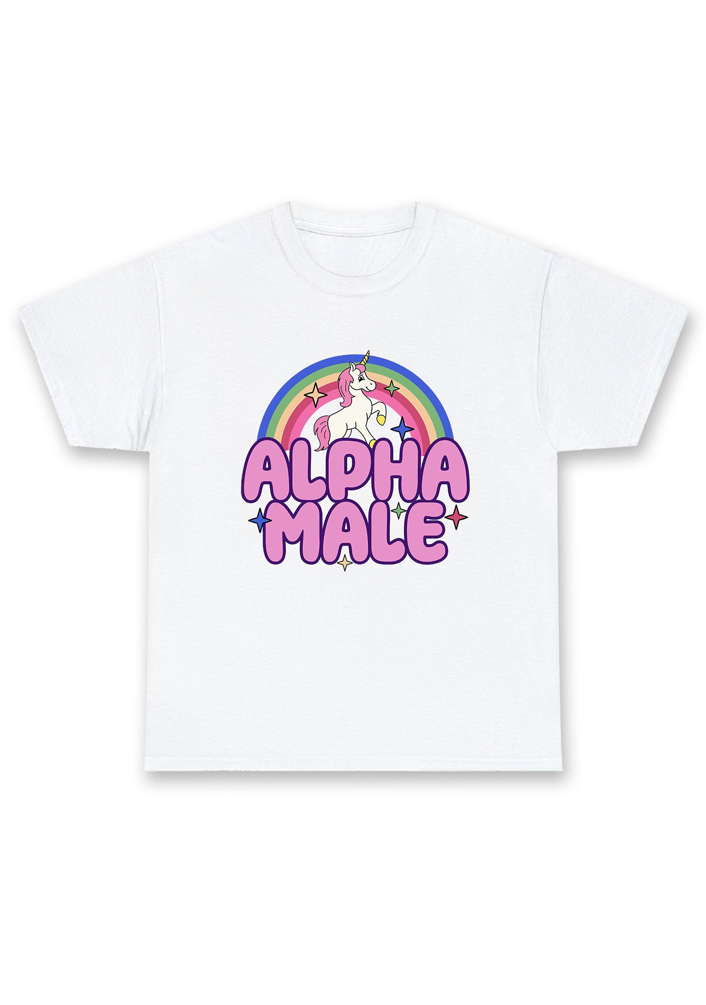 Rainbow Unicorn Alpha Male Chunky Shirt