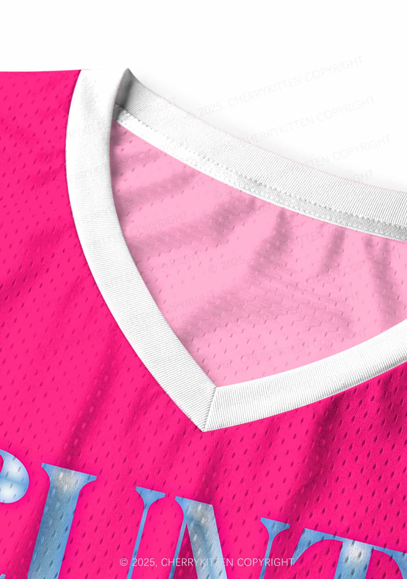 Custom Blue Cxxt Y2K Sport Jersey Tank Cherrykitten