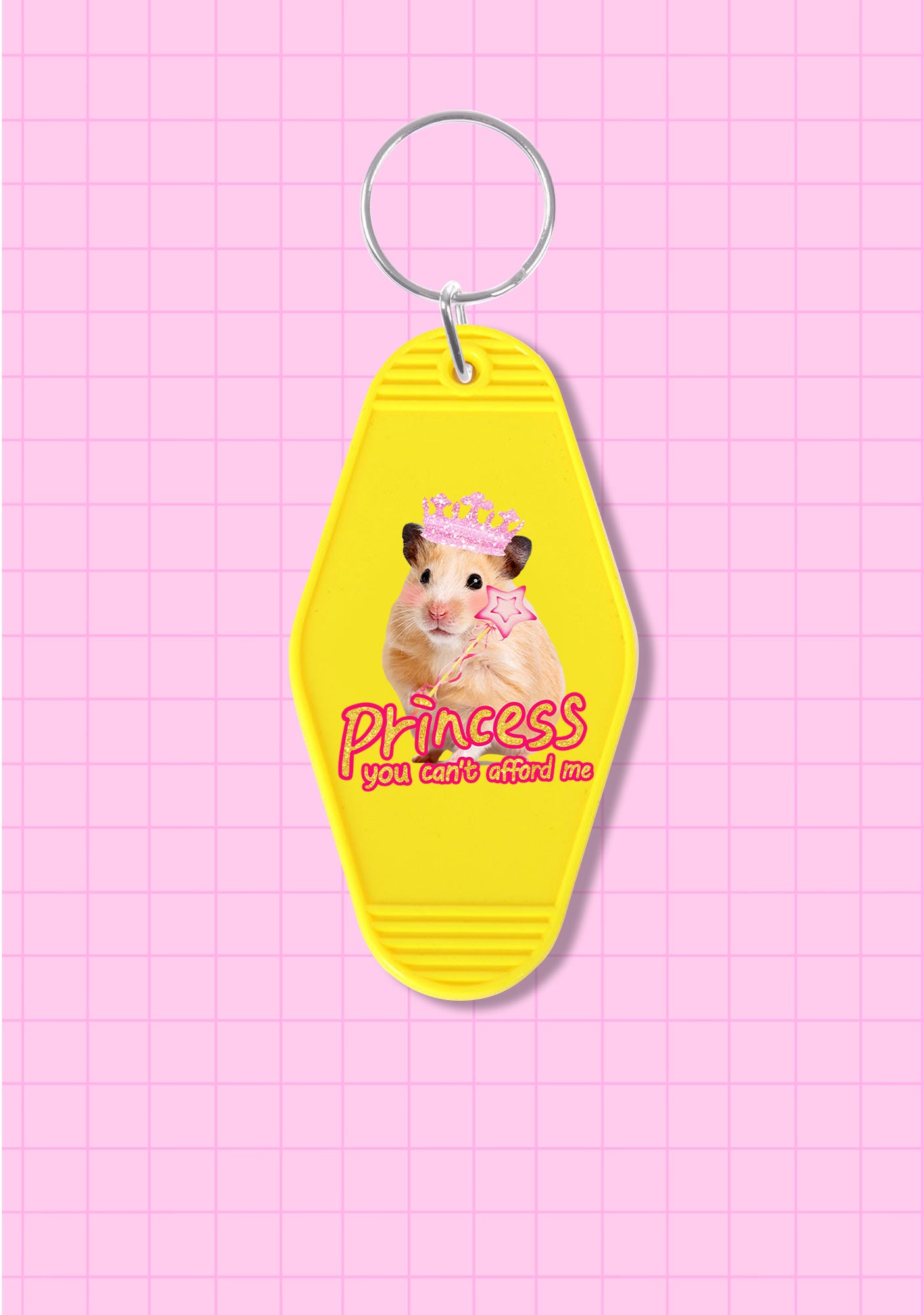 Princess You Can't Afford Me 1Pc Y2K Hotel Keychain Cherrykitten
