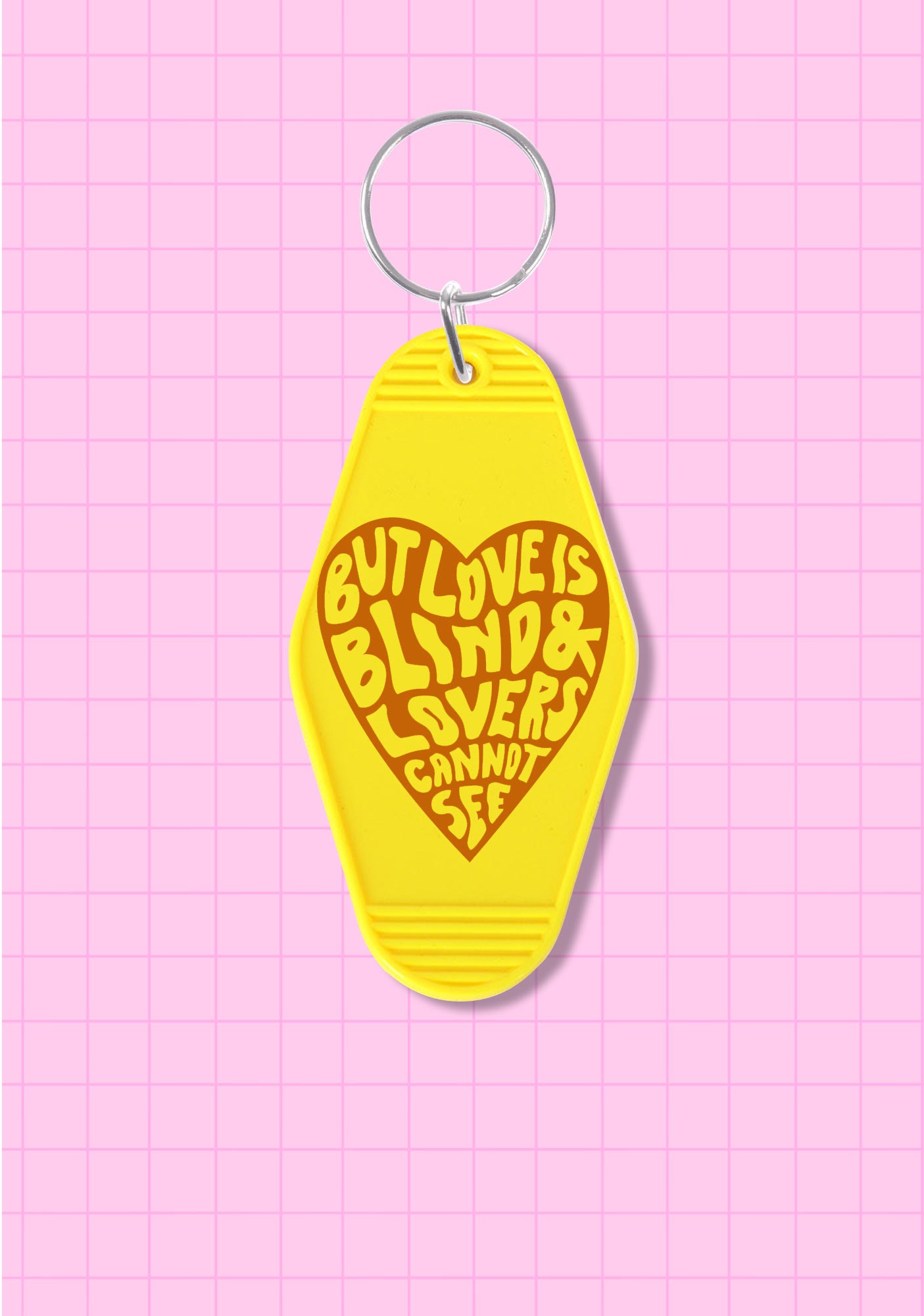 Love Is Blind 1Pc Y2K Hotel Keychain Cherrykitten