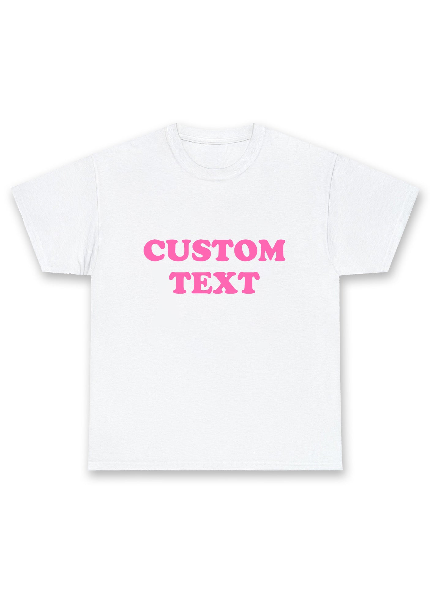 Custom Personalized Text Chunky Shirt
