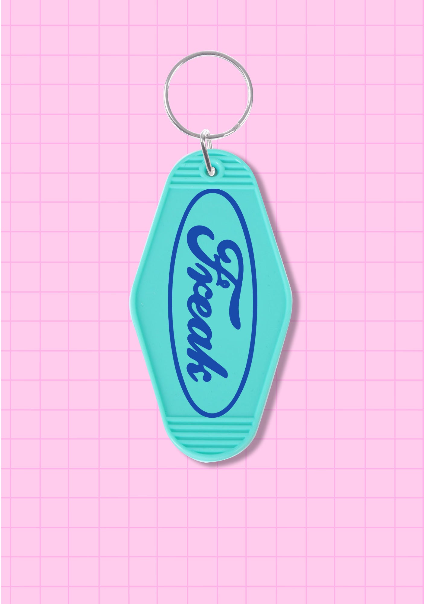 Oval Freak 1Pc Y2K Hotel Keychain Cherrykitten