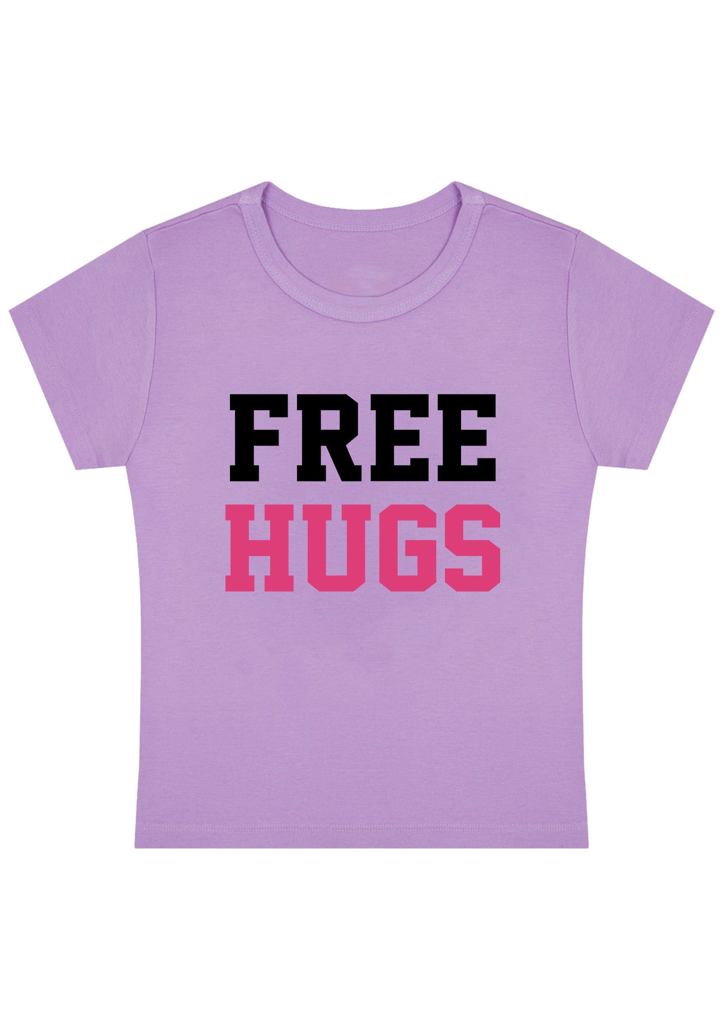 Curvy Free Hugs Baby Tee