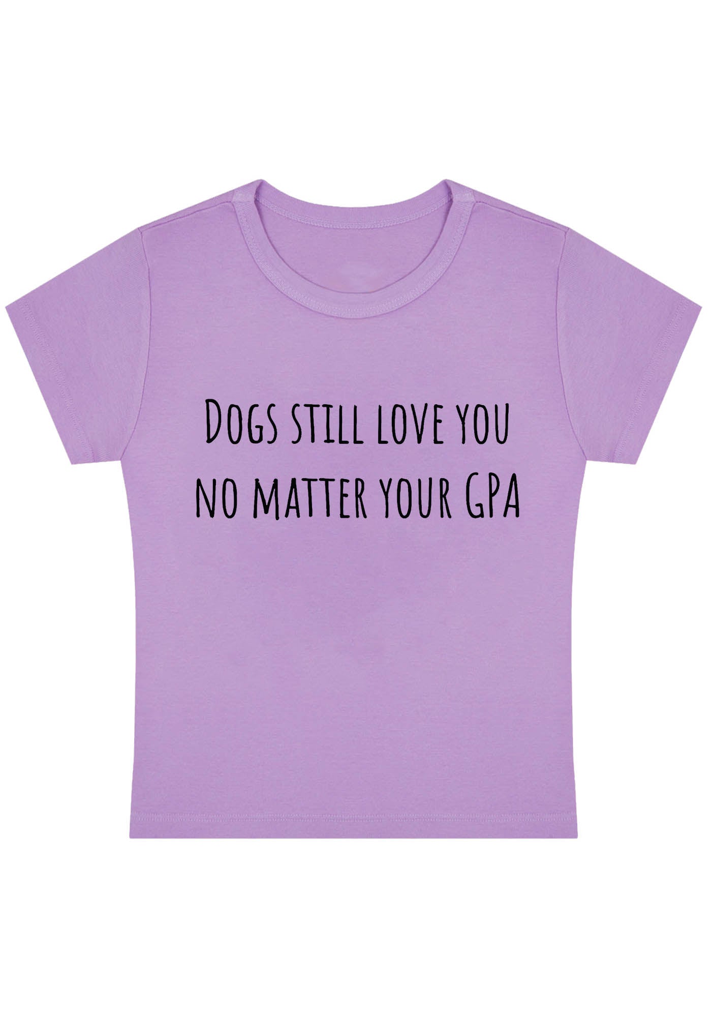 Curvy Dogs Still Love You No Matter Your GPA Baby Tee