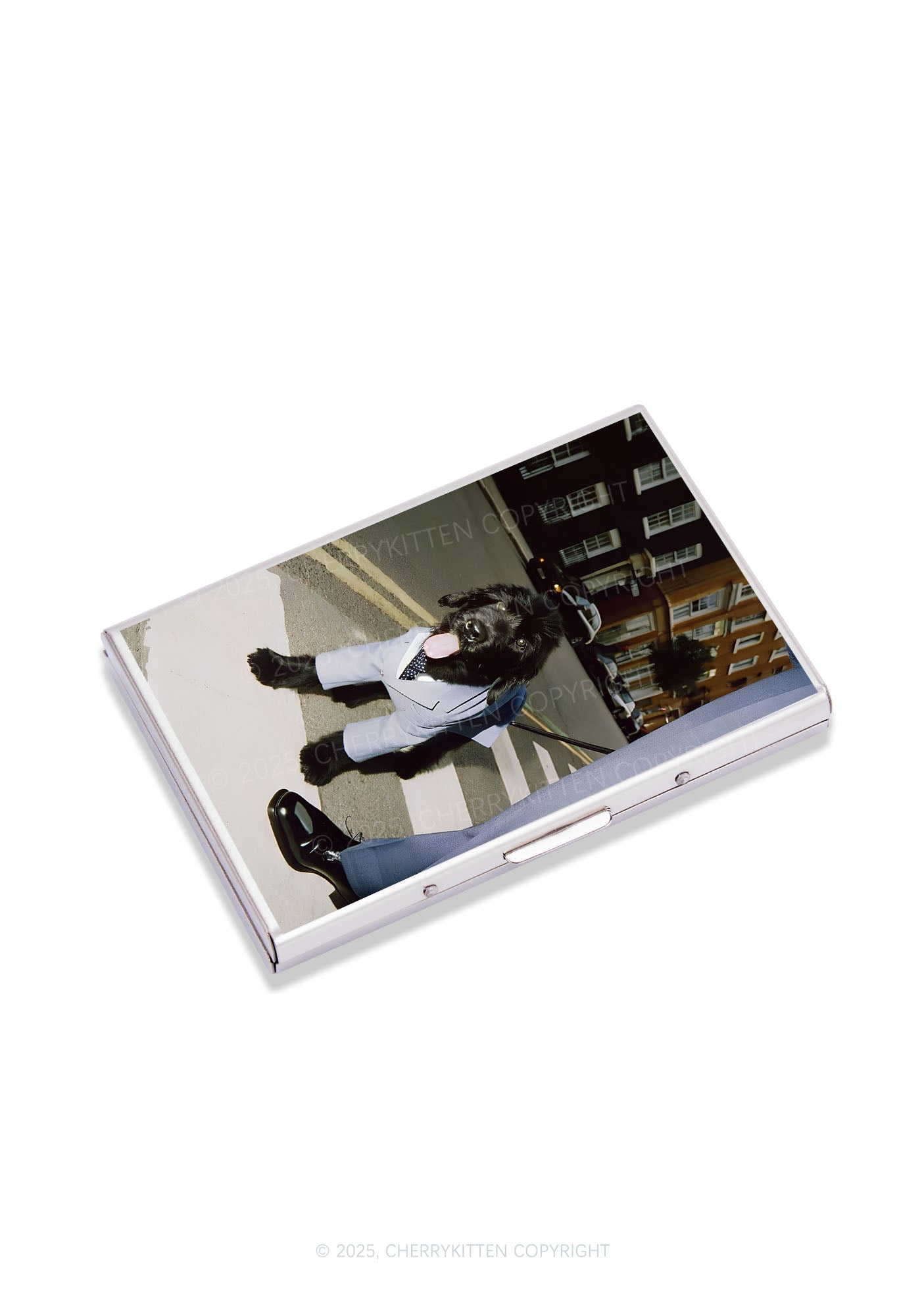 Suit Puppy Y2K Mirror Cigarette Case Cherrykitten