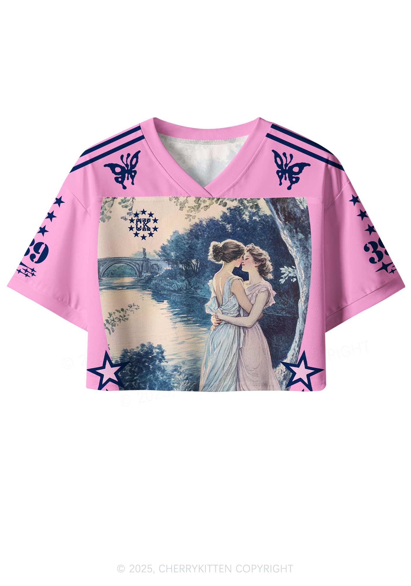 Custom Best Friends Pride Y2K Crop Sport Jersey Shirts Cherrykitten