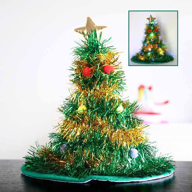 Y2K Pentagram Christmas Tree Hat