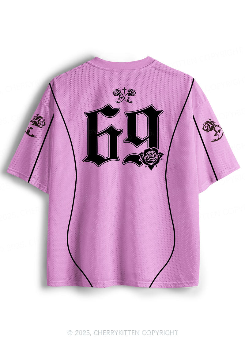 Custom Lesbian Princess Rose Pride Y2K Sport Jersey Shirts Cherrykitten