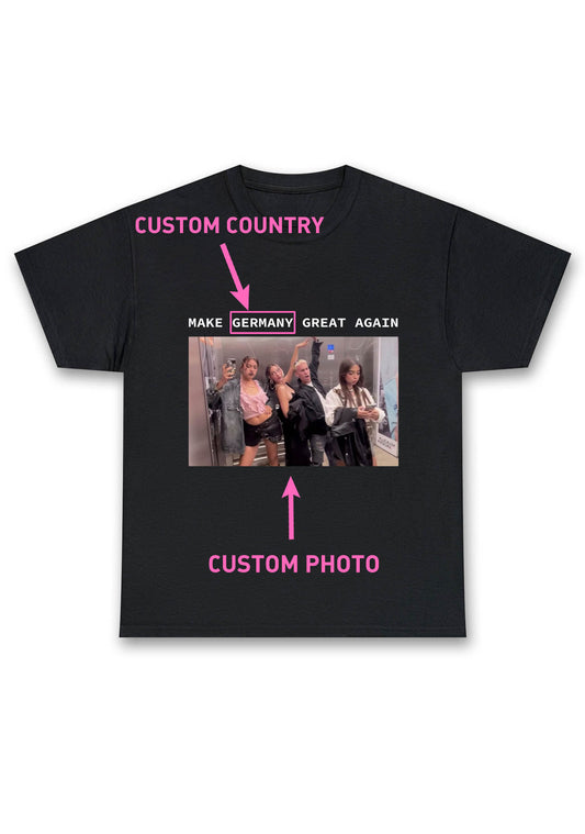Make Custom Country Great Again Chunky Shirt