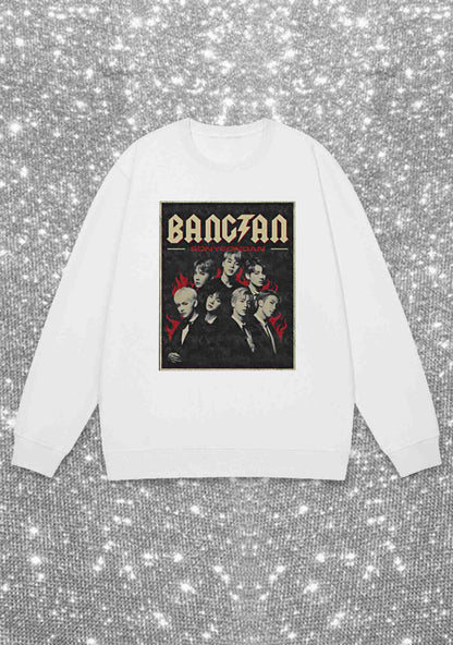 Bangtan Fire Kpop Y2K Sweatshirt Cherrykitten