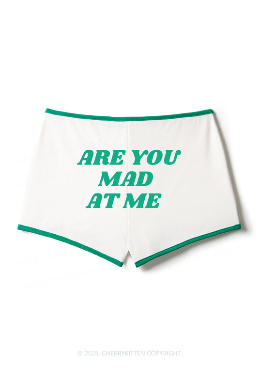 Are You Mad At Me Y2K Contrast Mini Shorts Cherrykitten