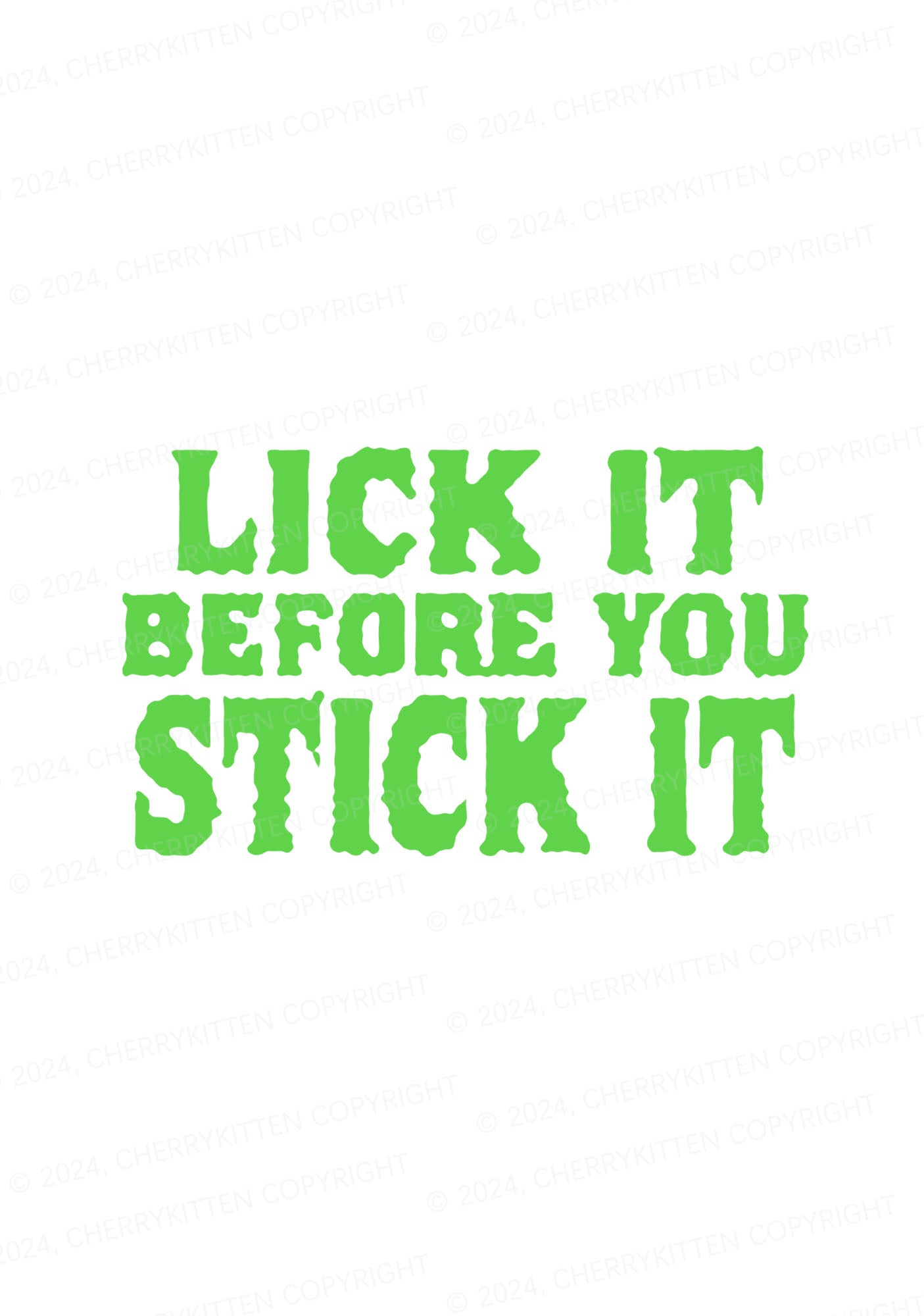 Lick It Before Stick It Y2K Mid Rise Waist Boyshort Cherrykitten