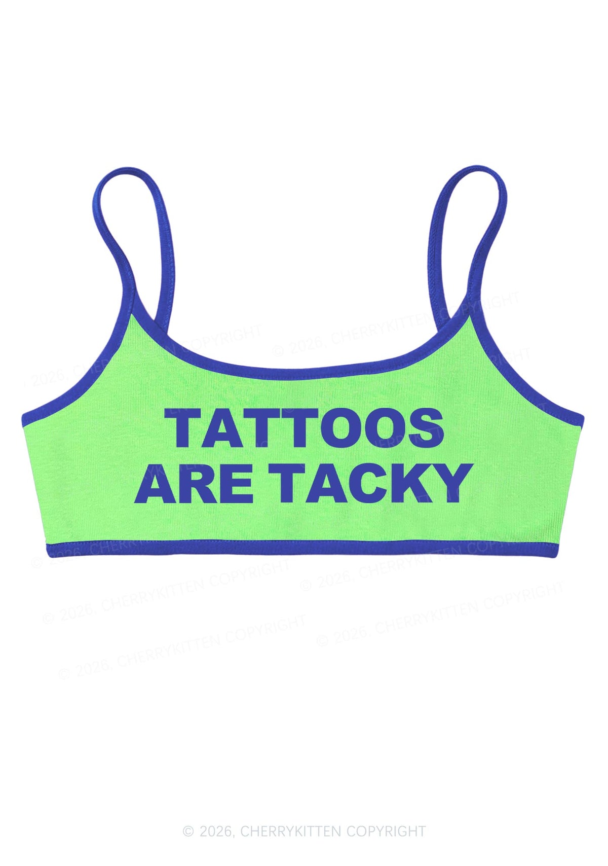 Tattoos Are Tacky Y2K Super Crop Cami Cherrykitten