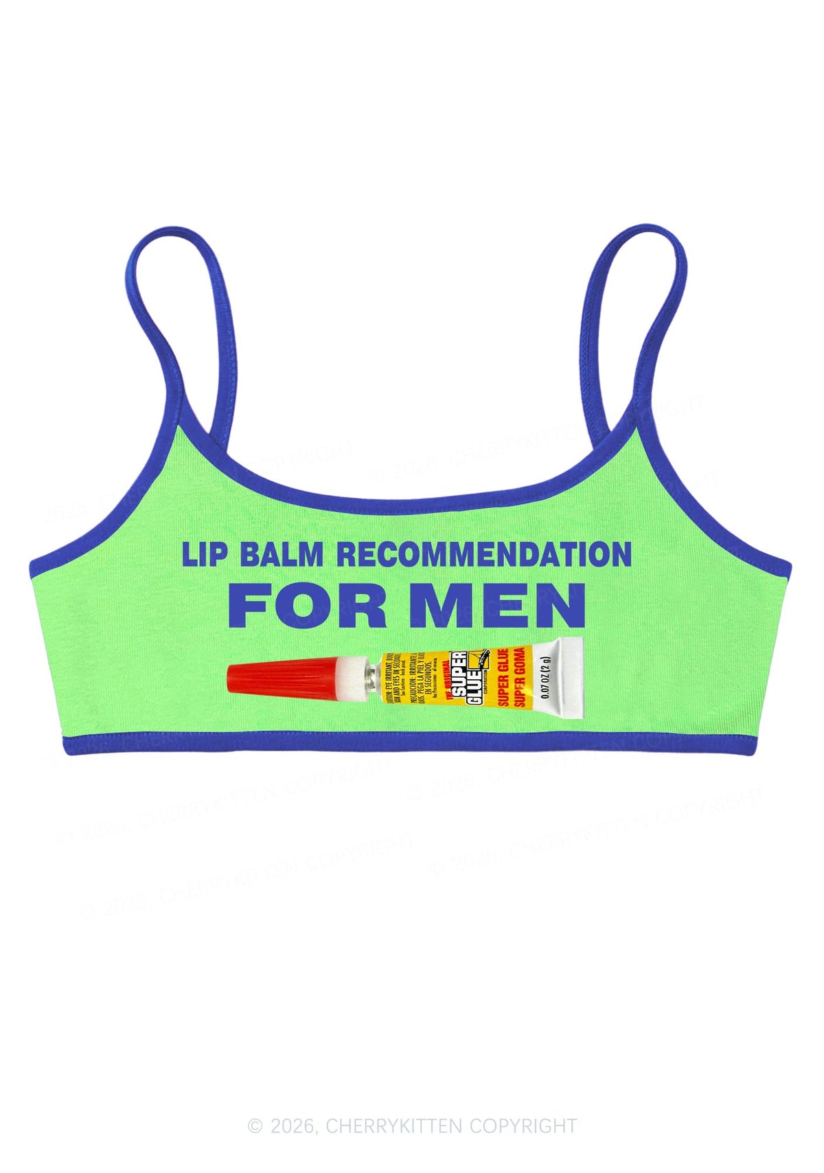 Lip Balm Recommendation For Men Y2K Super Crop Cami Cherrykitten