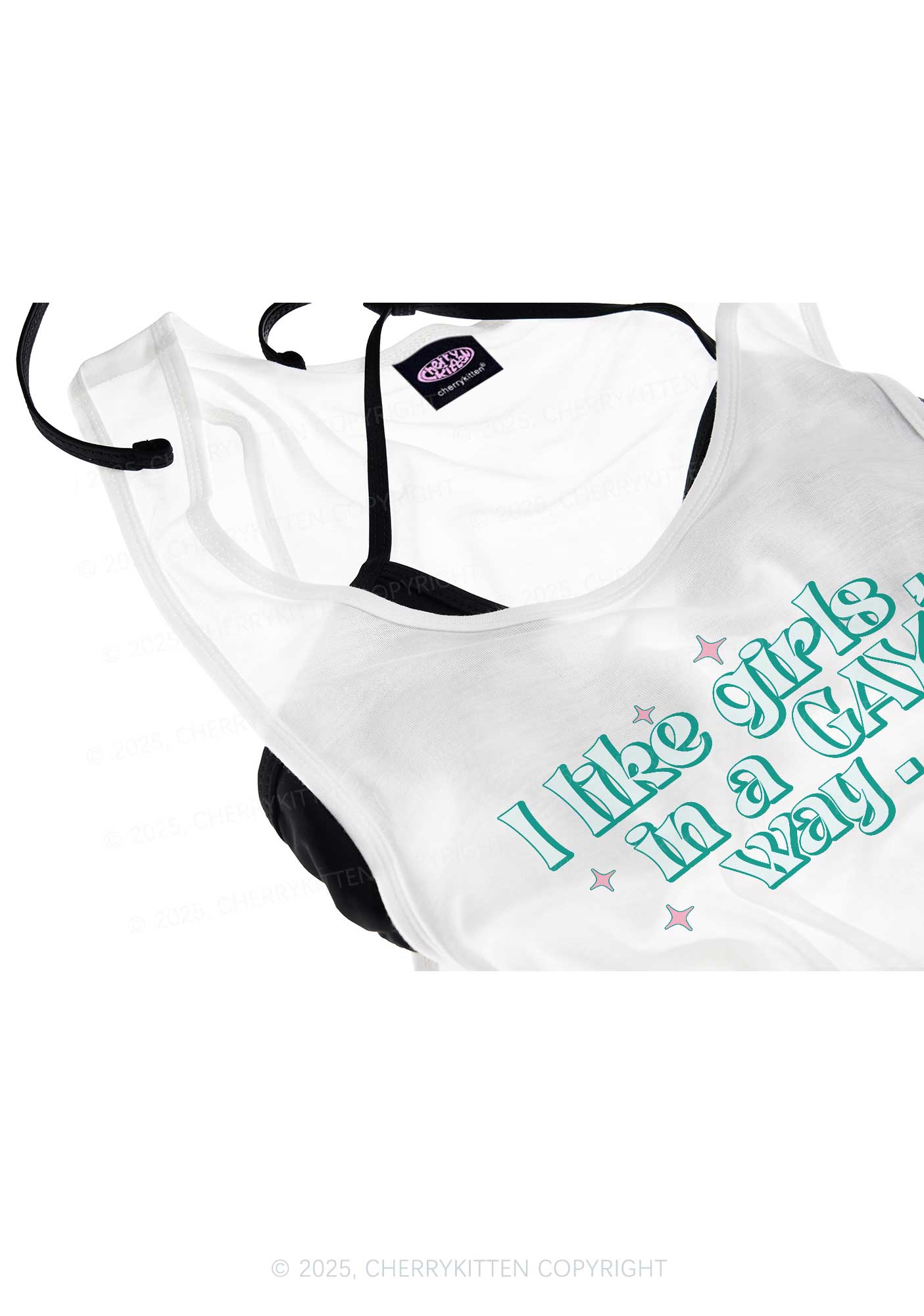 Like Girls In Gay Way Pride Y2K Sheer Boyfriend Tank Cherrykitten