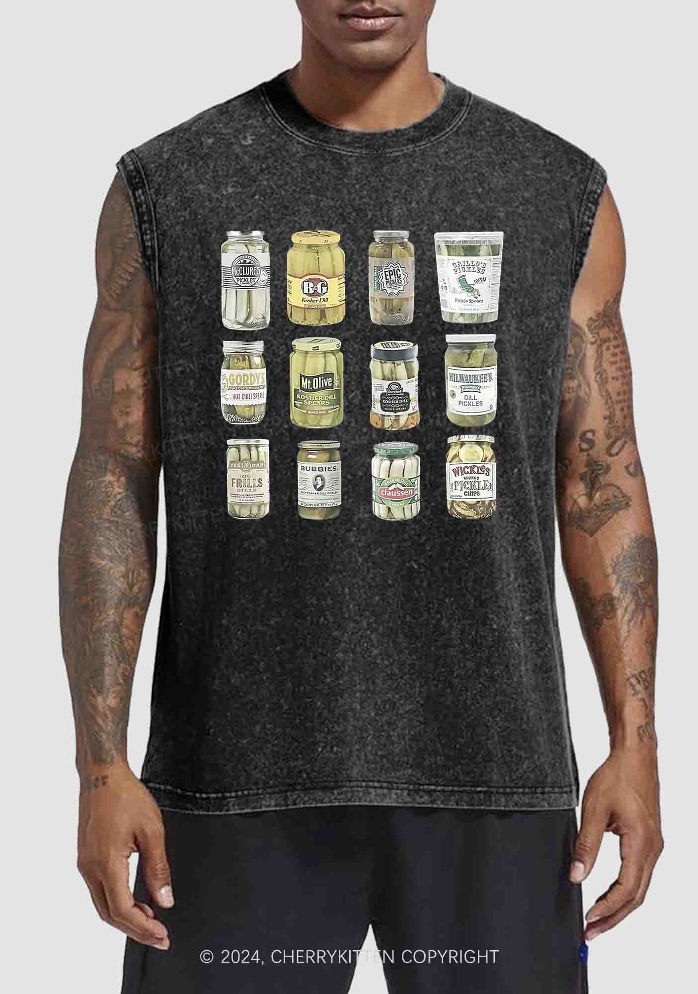 Canned Pickles Y2K Washed Tank Cherrykitten