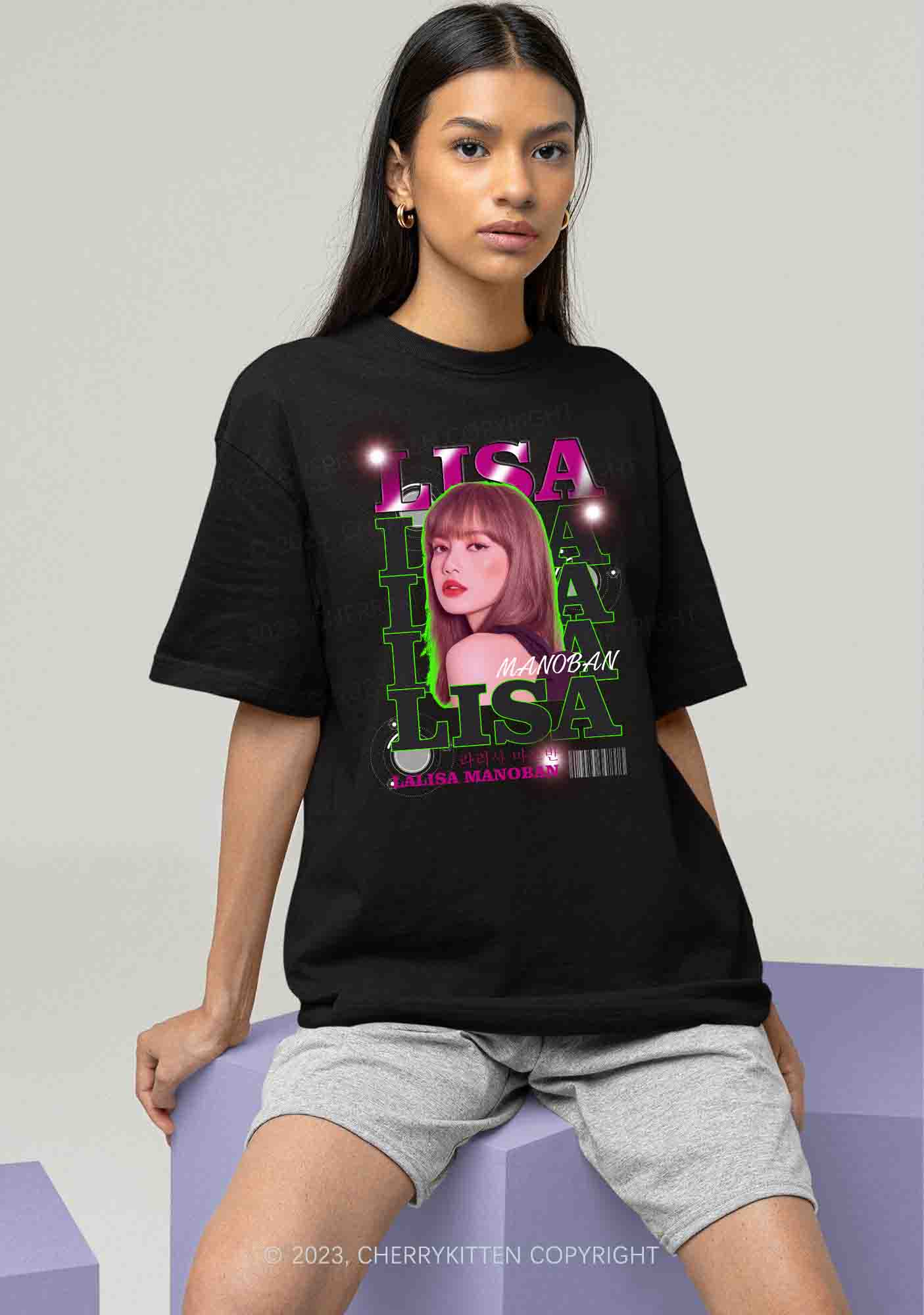 BP Dancer Rapper Kpop Y2K Chunky Shirt Cherrykitten