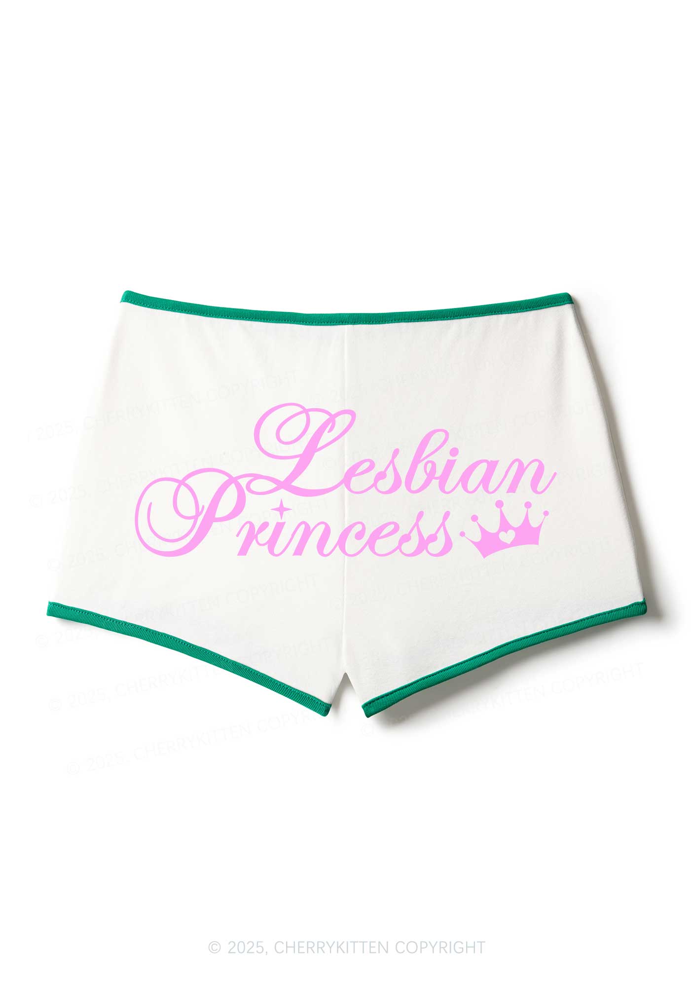 Lesbian Princess Y2K Booty Shorts Cherrykitten