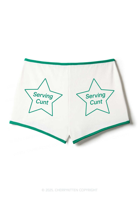 Serving Count Y2K Booty Shorts Cherrykitten