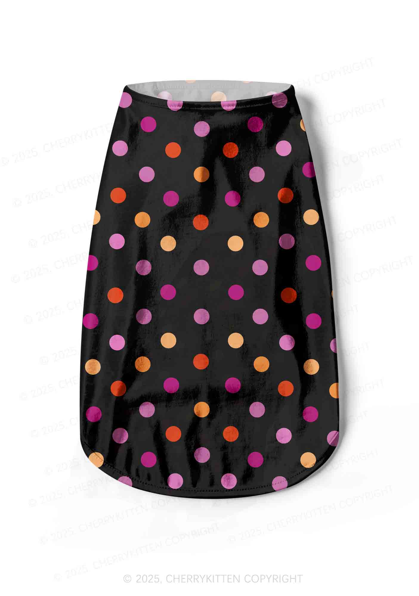 Lesbian Dots Pride Y2K Pet Tank Top Cherrykitten
