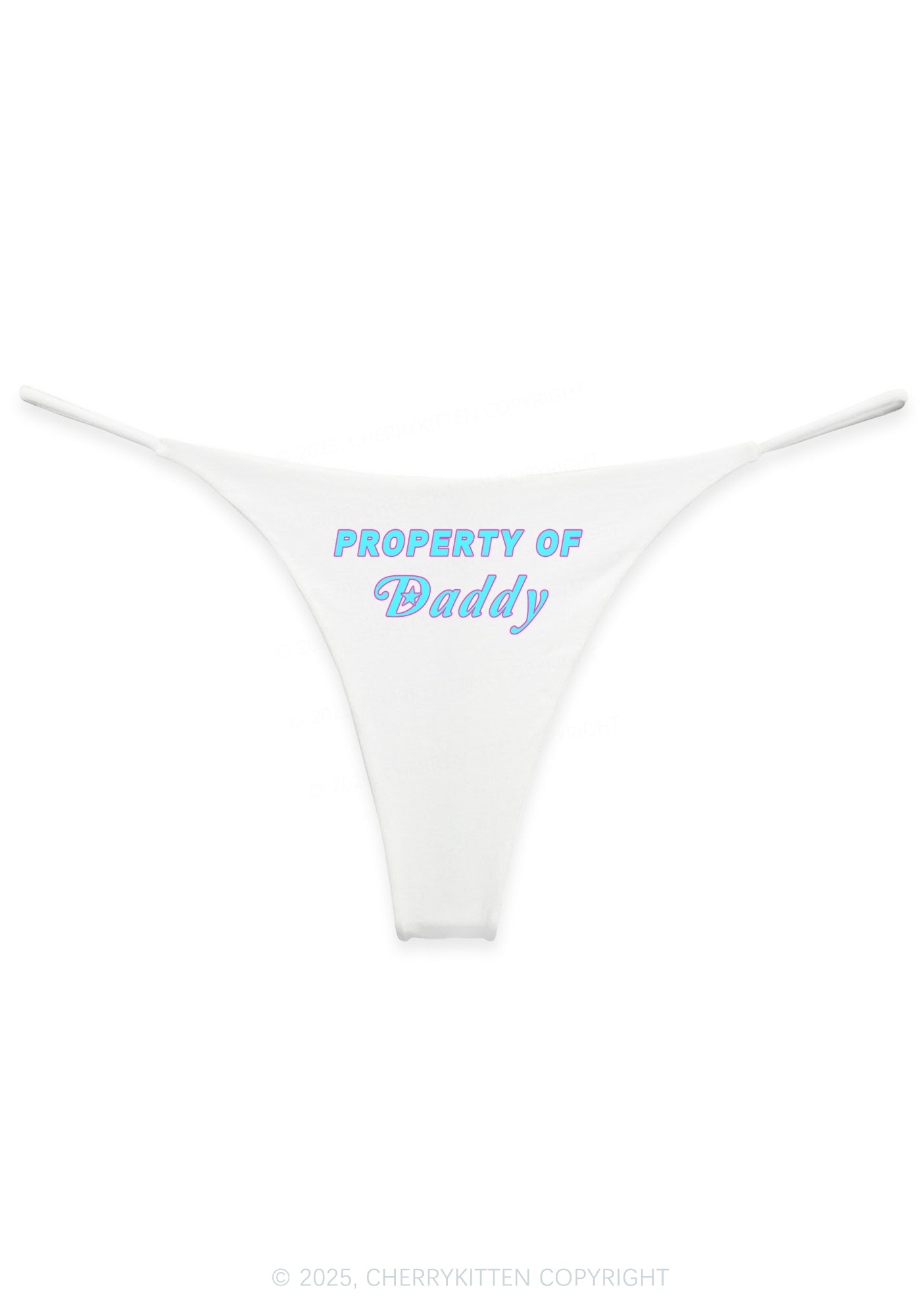 Property Of Daddy Y2K Bikini String Thong Cherrykitten
