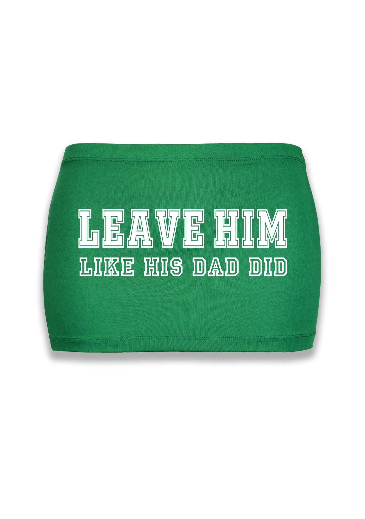 Leave Him Y2K Mini Hip Skirt Cherrykitten