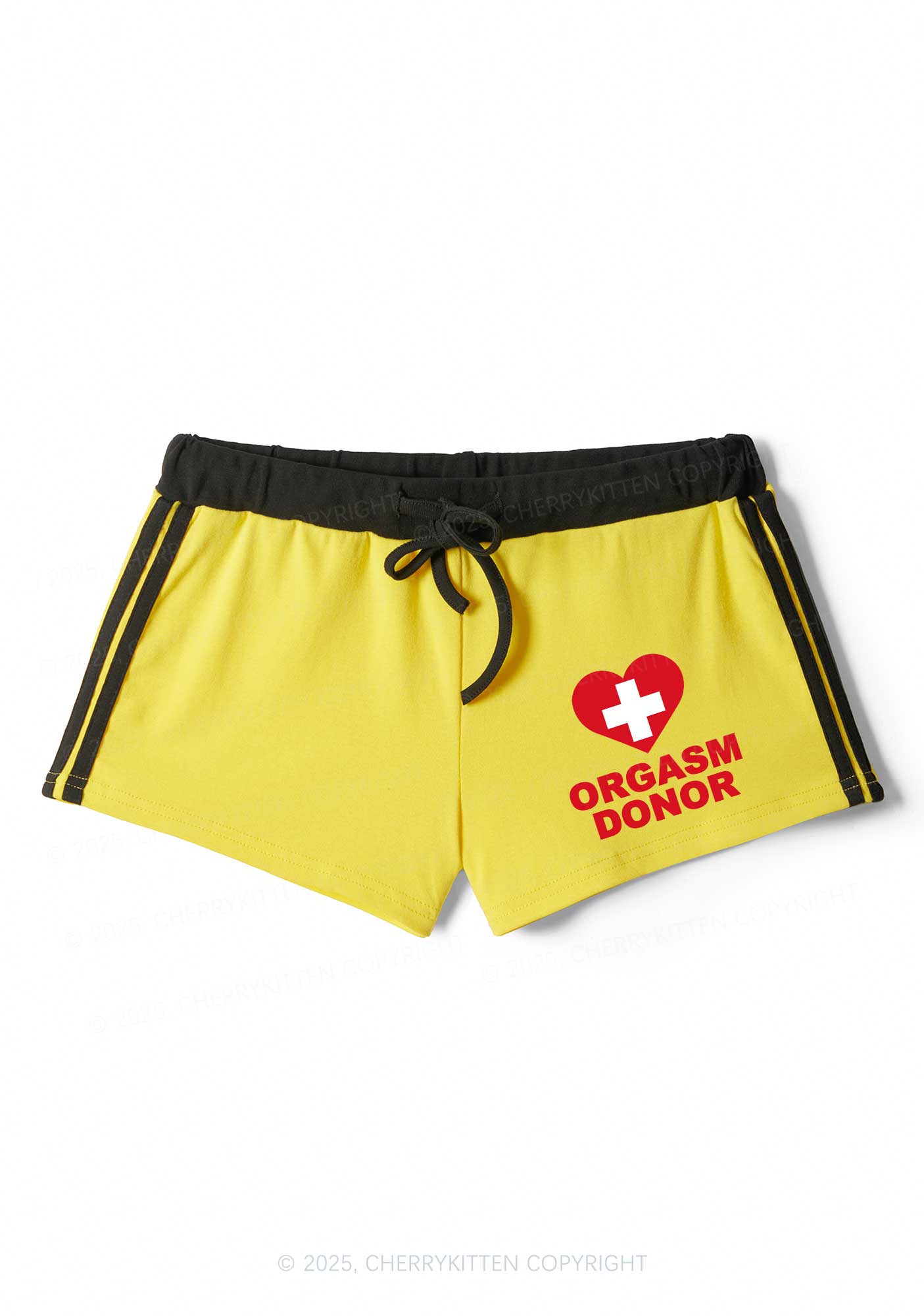 Orgxsm Donor Y2K Drawstring Mini Shorts Cherrykitten