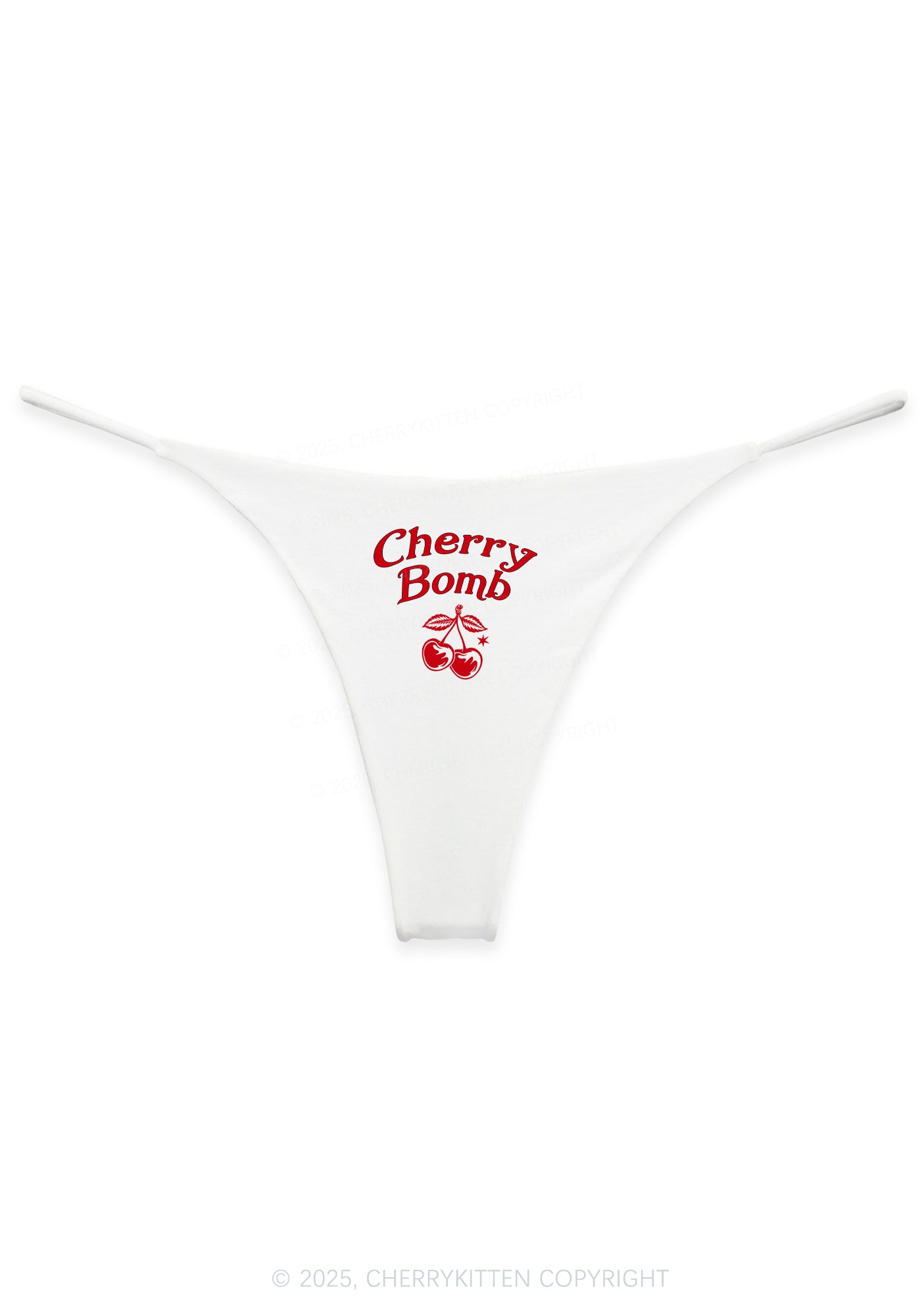 Cherry Bomb Y2K Bikini String Thong Cherrykitten