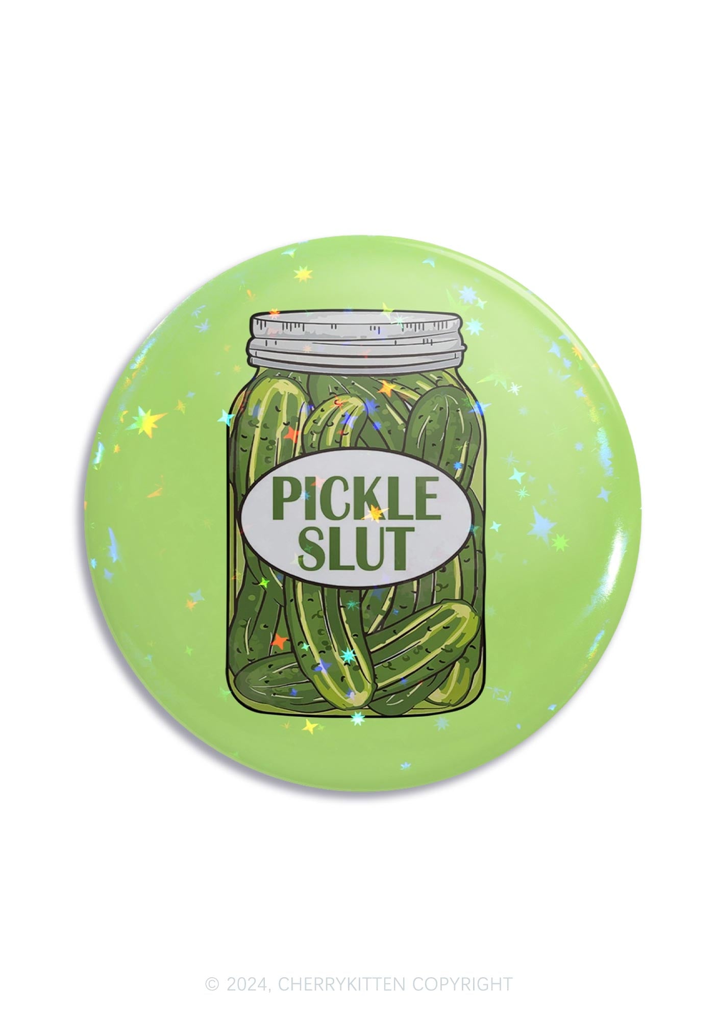 Pickle Slxt 1Pc Y2K Pin Badge Cherrykitten